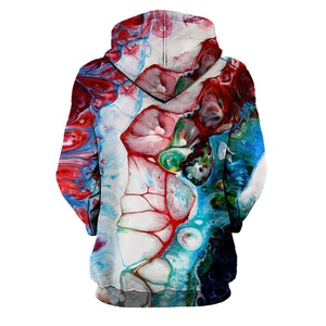 Sweat à capuche vintage pour hommes, poids lourd, imprimé, logo personnalisé, respirant et écologique, coupe régulière - Product Image 4