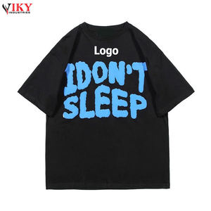 Camiseta serigrafiada de alta calidad 100% tela de algodón y Hip Hop Unique Styler Puff Printing T Shirt POR VIKY INDUSTRIES - Product Image 4