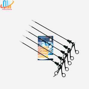 Forceps de préhension manuels laparoscopiques de 5 mm, non invasifs, avec un design en forme de serpent et 2+3 dents pour une utilisation chirurgicale - Product Image 2