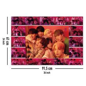 โปสเตอร์เซลฟี่วงบีทีเอสสำหรับตกแต่งผนัง - Product Image 4