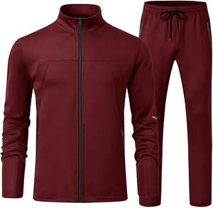 Chándal sólido reflectante para correr deportes al aire libre impresión personalizada ligero hombres conjuntos de chándal de fútbol de secado rápido transpirable - Product Image 1