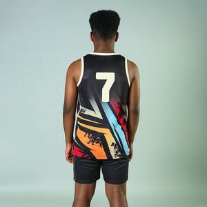 Ensembles d'uniformes de basketball confortables, respirants, antibactériens, grande taille, légers, taille personnalisée pour unisexe, faible MOQ - Product Image 5