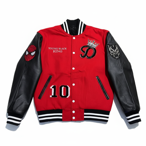 Veste Letterman en mélange de laine de haute qualité Veste universitaire à broderie personnalisée pour usage promotionnel - Product Image 4