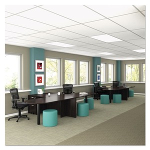 Escritorio Alera Valencia Series Espresso D-Top de 71 pulgadas. X 35.5 Pulgadas X 29.63 Pulgadas Escritorios para Computadora - Product Image 2