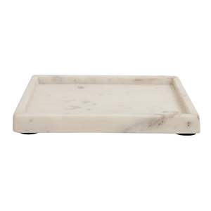 Plateau de service carré moderne en marbre poli pour buffets, hôtels, services, fêtes, ustensiles de cuisine et articles ménagers - Product Image 4