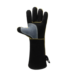 Gant de soudage de 14 pouces Gants de protection multifonctionnels pour les soudeurs Gants en cuir brûlant du Pakistan - Product Image 6