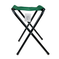Tabouret pliant en toile TURISTIC, chaise de camping avec capacité de charge jusqu'à 100 kg, vert
