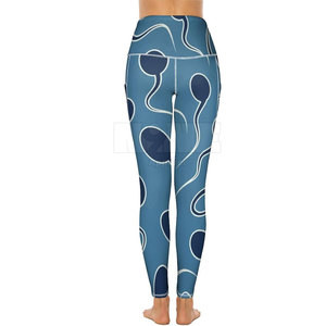 Latest Design Mid Waist Gym <b>Leggings</b> Solid <b>Pattern</b> Sublimation <b>Legging</b> Made in Pakistan - Product Image 3