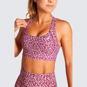 Soutien-gorge de sport respirant et confortable pour femmes pour Fitness Running Gym Crop Workout et Yoga Rembourré Fitness Bra - Product Image 3