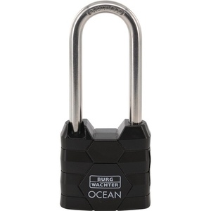 Cylinder Bicycle <b>Padlock</b> 490 Ni HB 40 65 by BURG-WCHTER 5-Pack with 40mm Lock Body Width - Product Image 1