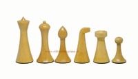 Piezas de Ajedrez de Madera Herman, Diseño Personalizado, Ecológico, Duradero, Juego de Ajedrez Internacional para Niños, Juego de Mesa para Exteriores, Piezas de Metal