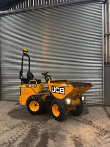 JCB 1T-2 Hi Tip <b>Dumper</b> Mini <b>Tracked</b> <b>Dumper</b> 0.5 Ton Material Handling Dumpster for Construction Landscaping and Farming - Product Image 1