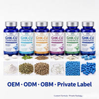 SYC BIO GHK-CU Peptide de Cuivre 300 µg Gélules Quotidiennes Bien-être 120 Gélules Marque Privée OEM ODM Prix Usine Vente en Gros