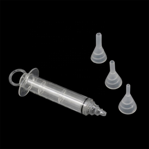 15 juegos 20ml 50ml reutilizable 304 Acero inoxidable alimentación de loros Kit de jeringa Veterinaria con 6 uds jeringas rectas para uso animal - Product Image 4