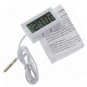 Thermomètre numérique miniature AEK-Tech pour barbecue et maison - Affichage LCD, matériau ABS, moniteur de température intérieure - Product Image 6