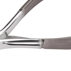 Pince à ongles à cuticules en acier inoxydable argenté de qualité supérieure, poignée de contrôle confortable, utilisation des doigts, large ouverture de la mâchoire pour ongles épais, vente en gros - Product Image 6