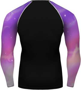 เสื้อรัดกล้าม MMA แบบปรับแต่งได้สำหรับผู้ชาย ผ้าวอร์สต์ แห้งเร็ว แขนสั้น สีต่างๆ โลโก้ ชื่อทีม ระบายอากาศ ป้องกันรังสียูวี เสื้อกีฬา - Product Image 2