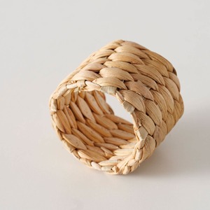 Vintage style water hyacinth napkin rings <b>table</b> decorations top selling handmade ring set for napkins - Product Image 4