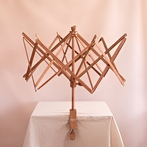 Kit de métier à tisser à bas prix fil en bois outil de tricot rapide fil rapide parapluie fabriqué à la main fini naturel pour la fabrication de boules - Product Image 1