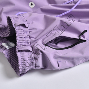 Pantalon de snowboard unisexe de haute qualité logo personnalisé coupe ample tissu imperméable coupe-vent avec fermeture éclair polaire polyester de haute qualité chauffante - Product Image 3