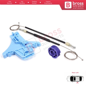 ชุดซ่อมมอเตอร์กระจกหน้าต่างด้านหลังซ้าย รุ่น BWR5060 สำหรับรถยนต์ Polo Vento MK5 6R 6C 61 ปี 2009-2022 แบบ 4/5 ประตู รหัสอะไหล่ 6R4839461 - Product Image 5