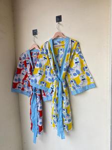 Robe kimono unisexe en coton beige, décontractée toute saison, pour mariage, fête, taille naturelle, écologique, grande taille pour femmes - Product Image 1