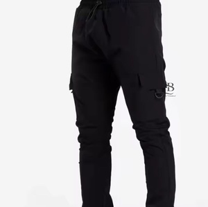 Pantalones Cargo con cremallera de alta calidad para hombre para actividades al aire libre Casual múltiples bolsillos con cremallera tela duradera media servicio OEM - Product Image 5