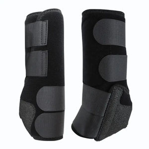 Bottes de protection pour jambes de cheval en néoprène, absorbant les chocs et respirantes, équipement d'équitation, vêtements vétérinaires équins, sur mesure - Product Image 4