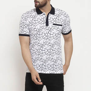 Camo personalizado para Polo Golf Camisetas Nuevo diseño Jacquard Patrón Poliéster Spandex Camisas Técnica teñida lisa - Product Image 1