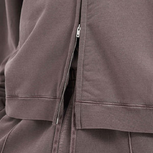 Blank Cotton Heavyweight Unisex Zip Hoodie 500 Gsm Hoodie French Terry Oversized Vintage Zip up Hoodie - Product Image 3