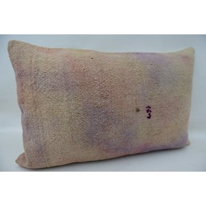 Almohada de lana degradada púrpura de 16x24 pulgadas, diseño tejido bordado cuadrado con patrón Vintage, portátil para ropa de cama, suelo para Navidad - Product Image 2