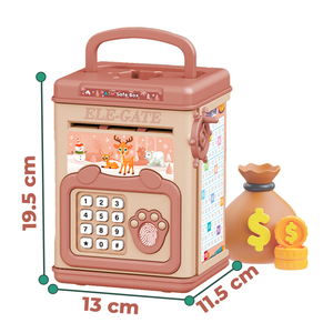 Salvadanaio Giocattolo in Plastica con Codice di Sicurezza - Product Image 3