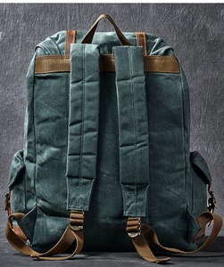 Grand sac à dos en toile unisexe, imperméable, pour l'école, le travail, les voyages, cadeau idéal pour Noël, anniversaire, pour LCB-0016C - Product Image 4