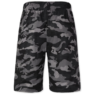 Shorts de basket-ball pour hommes de haute qualité au design vintage, logo brodé personnalisé, style streetwear, shorts en polyester imperméables vierges - Product Image 5