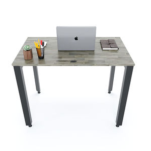 HBTA001 100x60cm Minimalist Modern Office <b>Desk</b> with Triangular Iron Legs <b>Foldable</b> Design for Office & Hospital Use - Product Image 2