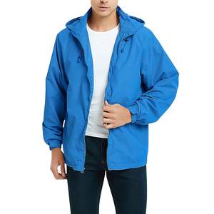 Nuevos conjuntos de moda para hombre, conjunto de pantalones cortos de nailon, conjunto hecho a medida para hombre, conjunto corto cortavientos de dos piezas de poliéster con cremallera para hombre - Product Image 5