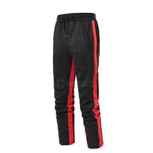 Venta Caliente de Conjuntos Deportivos Personalizados para Hombre, Venta en Línea, Ropa Casual de Moda, Conjunto Deportivo Negro y Rojo de Felpa de Poliéster para Hombre - Product Image 4