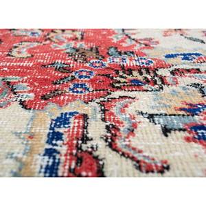 พรมขนสัตว์ทอมือลายเมดัลเลียนสีแดงและสีส้มขนาดใหญ่สไตล์วินเทจสำหรับห้องนั่งเล่น ห้องโถง ทางเดิน รูปทรงสี่เหลี่ยมผืนผ้า-Pae-2450 - Product Image 3