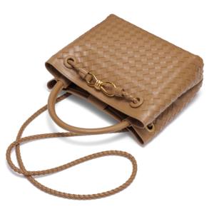 2025 Offre Spéciale femmes tissé sacs à main avec sangle de corde tressée sacs à bandoulière dames élégant sac à bandoulière avec nœud en métal - Product Image 3