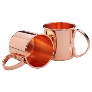 Tasse classique en cuivre pur à 100 %, faite à la main, de haute qualité, pour boissons, hôtel, bar, maison, école - Product Image 4