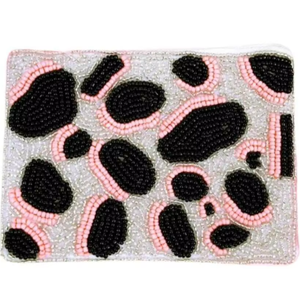 Porte-monnaie en forme de pièce de monnaie en perles de style occidental, pratique et élégant, par MD HANDICRAFTS - Product Image 1