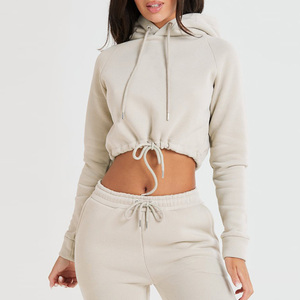 New Arrival Fashion fit Women's Sweat Suits Stylish Streetwear Fleece Polyester Sweat Suits with Lined Hood Logo Design - Product Image 2