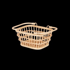 Panier de rangement rectangulaire en rotin naturel, moderne, écologique et multifonctionnel - Product Image 3
