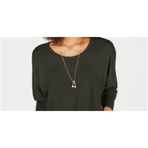 Maglione da donna Style & Co Petite M grigio con laccetti sul davanti - Product Image 2