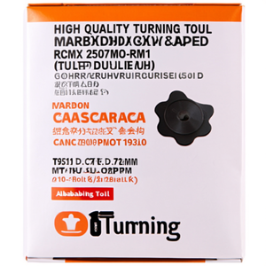 Insertos de Torneado Indexables de Alta Calidad RCMX 2507MO-RM1 T9315 D.7.2mm MT-CVD con Recubrimiento, Paquete de 10 Piezas - Product Image 2