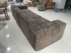 Modern Compressed Sofa Living Room L Shape Modular Sectional Corner Fabric Convertible 3 Seater Sofa - Product Image 6