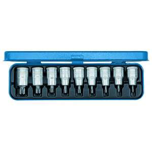 Juego de Puntas Torx Gedore de 1/2'' con 9 Piezas para Atornillar de Forma Conveniente - Product Image 1