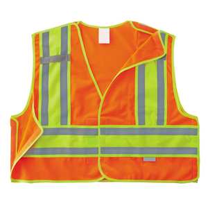 Chaleco de Seguridad Reflectante Fluorescente de Alta Visibilidad con Logotipo Personalizado, Ropa de Trabajo de Poliéster de Alta Visibilidad para Tráfico, Construcción y Seguridad - Product Image 1
