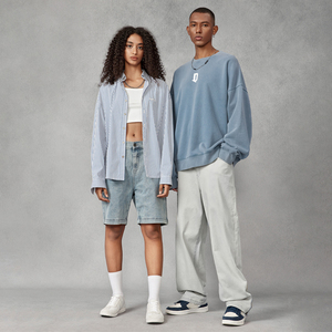 Sudadera de hombre de último diseño 100% algodón de alta calidad cuello vuelto hecho en Pakistán logotipo personalizado Invierno en Blanco Shi patrón sólido - Product Image 5