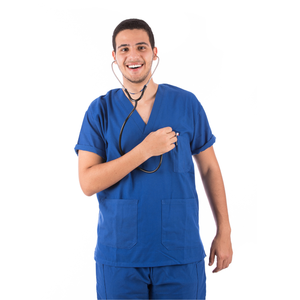 Sao Mai Uniform Factory's Good Anti-Dust Stretch Enfermería Scrubs Top Hospital Uniforme Ropa para hombres Mujeres Tejido Médico Scrubs - Product Image 5